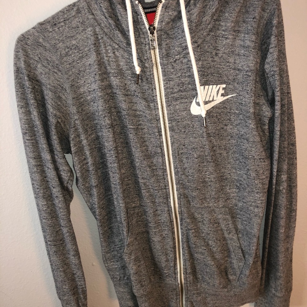 Women’s Grey Nike Zip Up